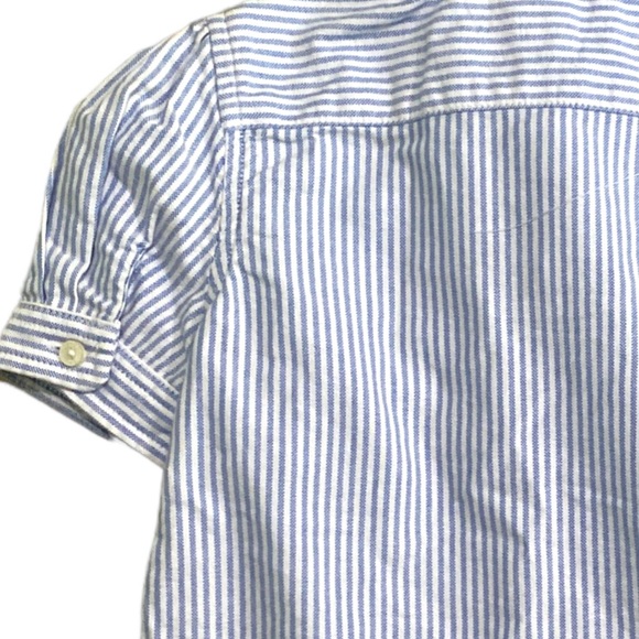 Girls Ralph Lauren Short Sleeve Oxford Shirt - Picture 6 of 12